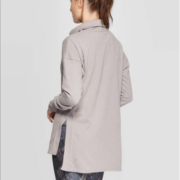 Cowl Neck Terry Tunic Pullover C9 Champion XL - Picture 2 of 9